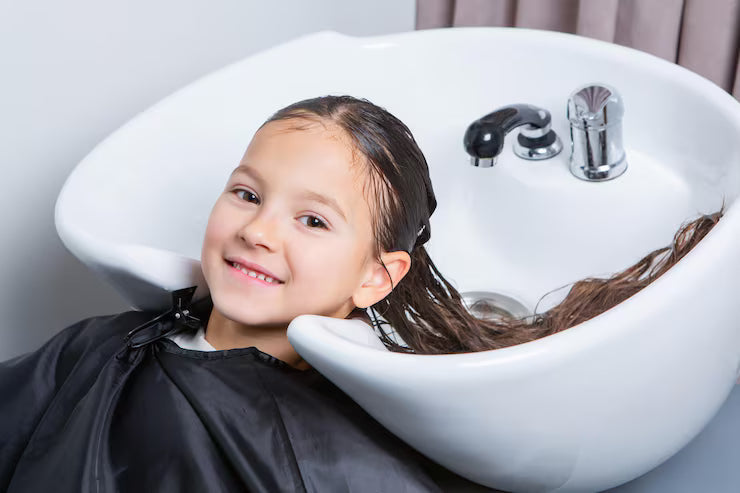 Slik steller du barnehår 